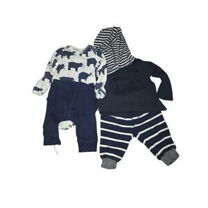Gymboree Carter's Newborn 0-3 Two Outfits Color Blue